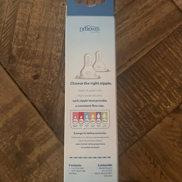 Dr. Brown's Options + Narrow Anti-Colic Baby Bottle 4 oz - 120 ml - Picture 3 of 4